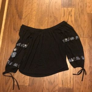 Off the shoulder blouse